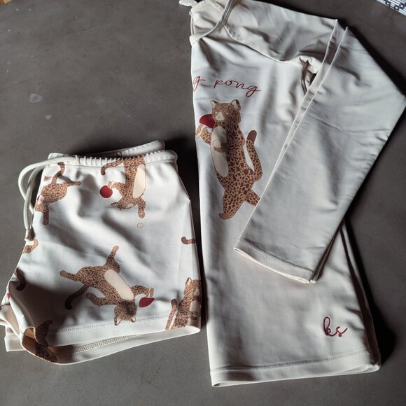 Konges Sløjd | Aster Swim Shorts + Shirt "PING PONG" - Picture 1 of 12